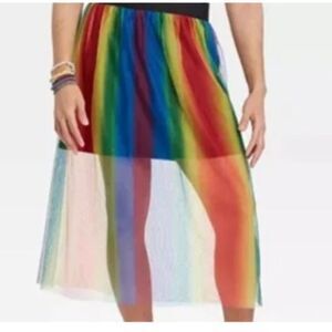Target Take Pride Rainbow Skirt Size XXL